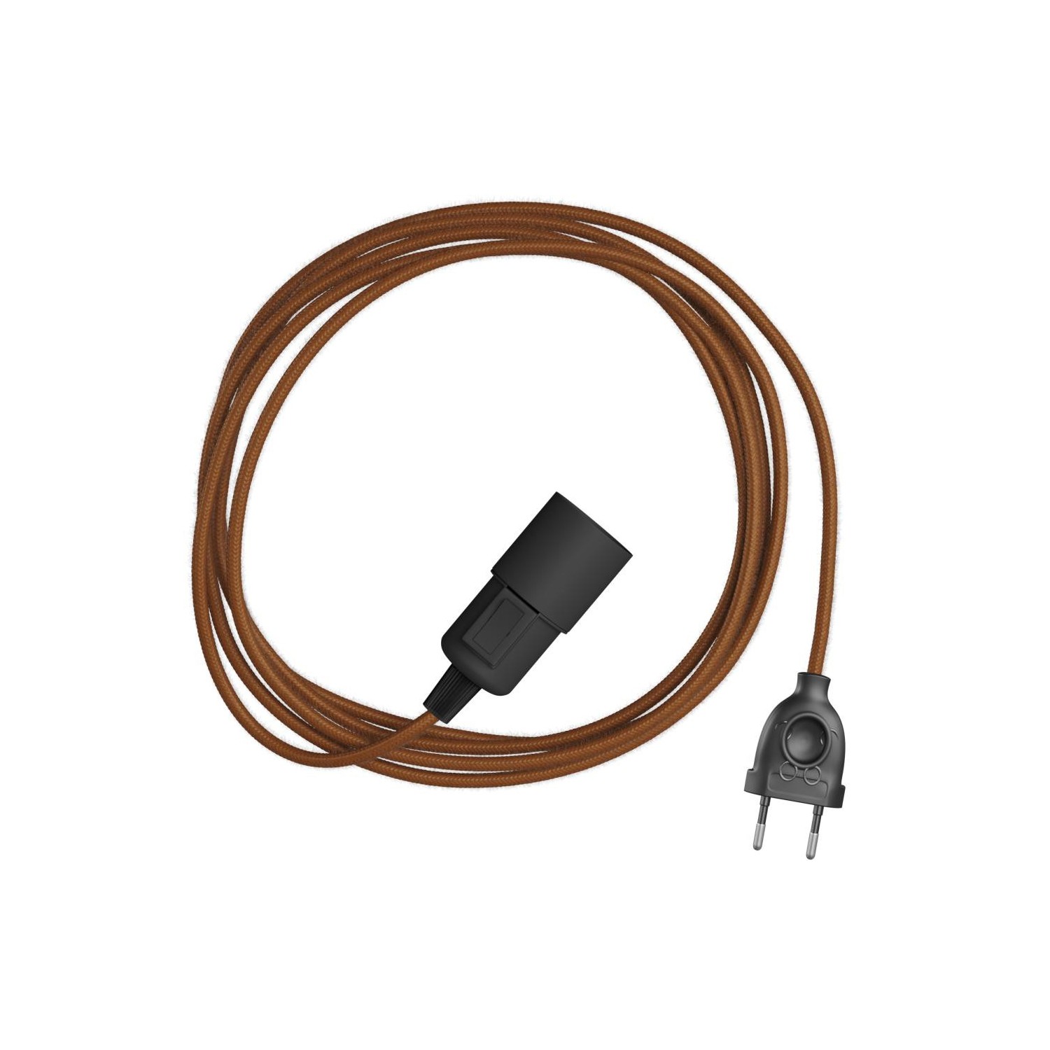 Snake Plug-in svetilka z barvnim tekstilnim kablom