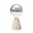 Prenosna in polnilna Cabless01 LED svetilka s sijalko Half Sphere Globe