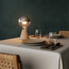 Prenosna in polnilna Cabless01 LED svetilka s sijalko Half Sphere Globe