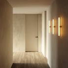 Kovinska stenska ali stropna svetilka esse14 z LED linearno žarnico S14d