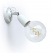 Fermaluce 90° Monochrome, svetilo za stensko ali stropno montažo s porcelanskim glom, nastavljivo