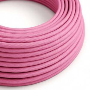 Okrogel tekstilen električen kabel RM08 - fuksija