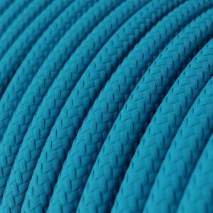 Okrogel tekstilen električen kabel RM11 - azur