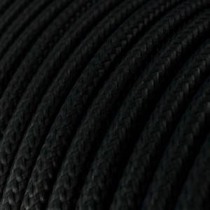 Okrogel tekstilen električen kabel RM04 - črn