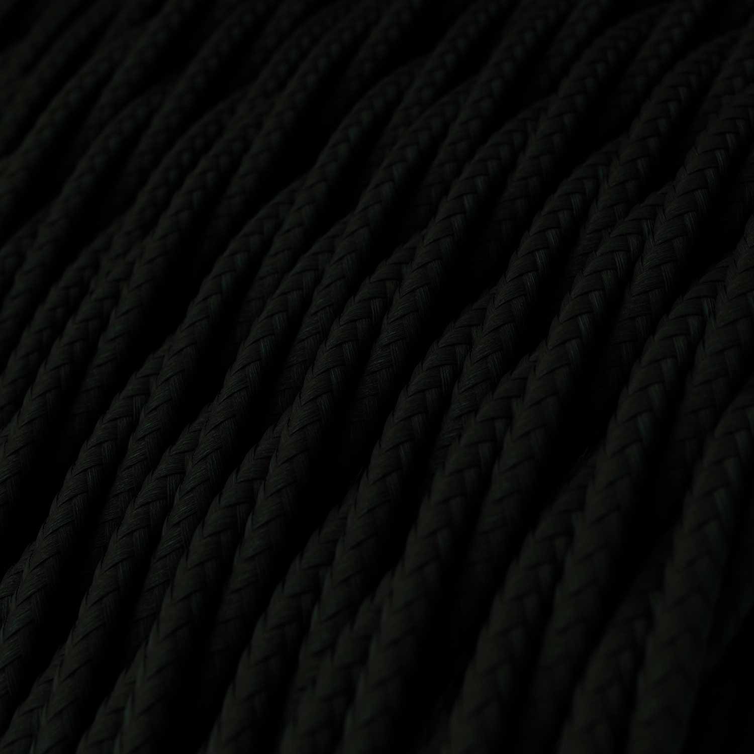 Zavit tekstilen električen kabel TM04 - črn