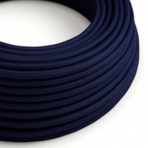 Okrogel tekstilen električen kabel RM20 - mornarsko moder