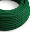 Okrogel tekstilen električen kabel RM21 - temno zelen