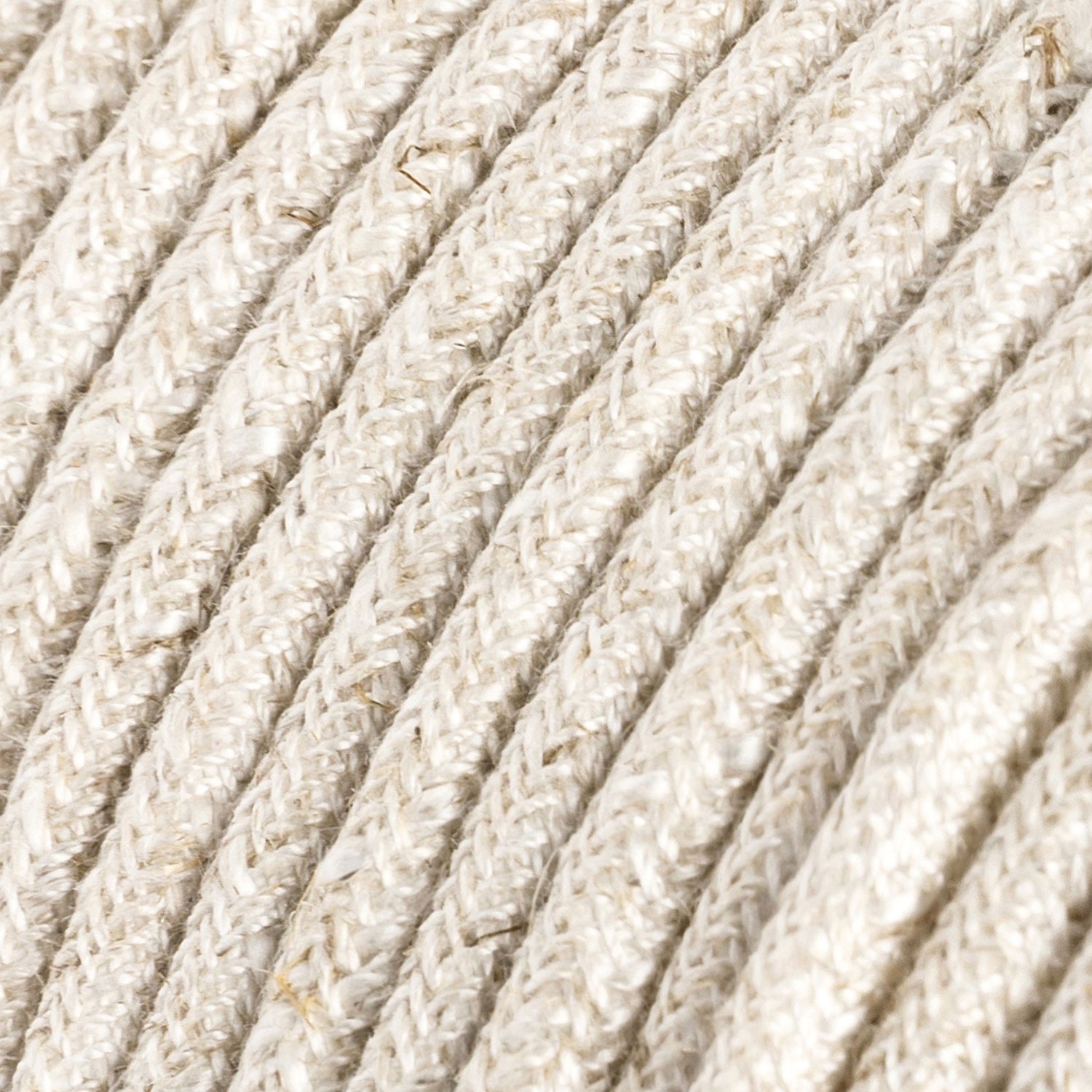 Okrogel tekstilen električen kabel RN01 - natur