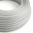 Okrogel tekstilen električen kabel RM02 - srebrn