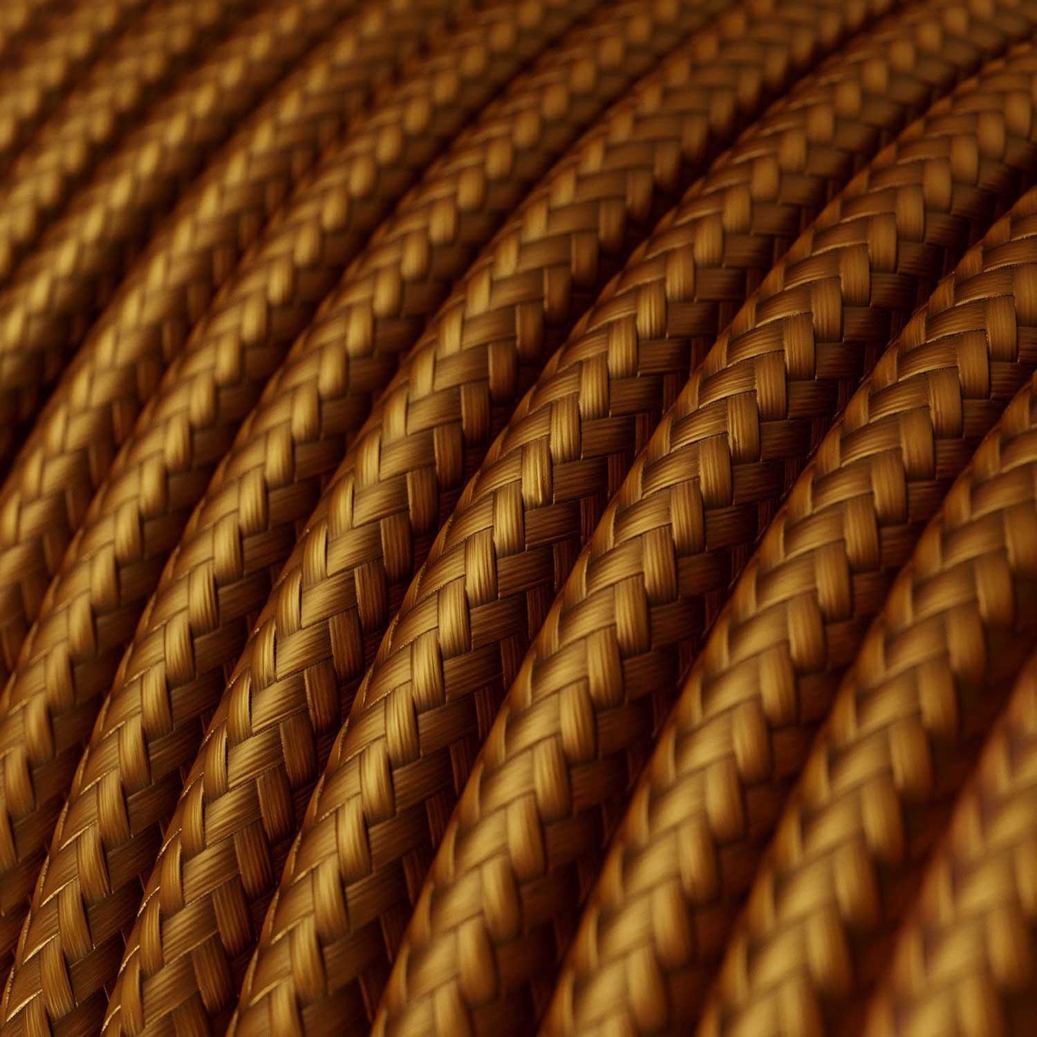 Okrogel električen tekstilen kabel RM22 - Whiskey