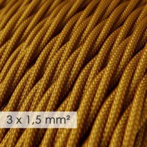 Zavit kabel večjega preseka (3x1,50) - zlat TM05