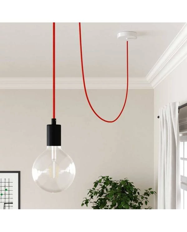 Okrogel električen kabel Fluo oranžen RF15