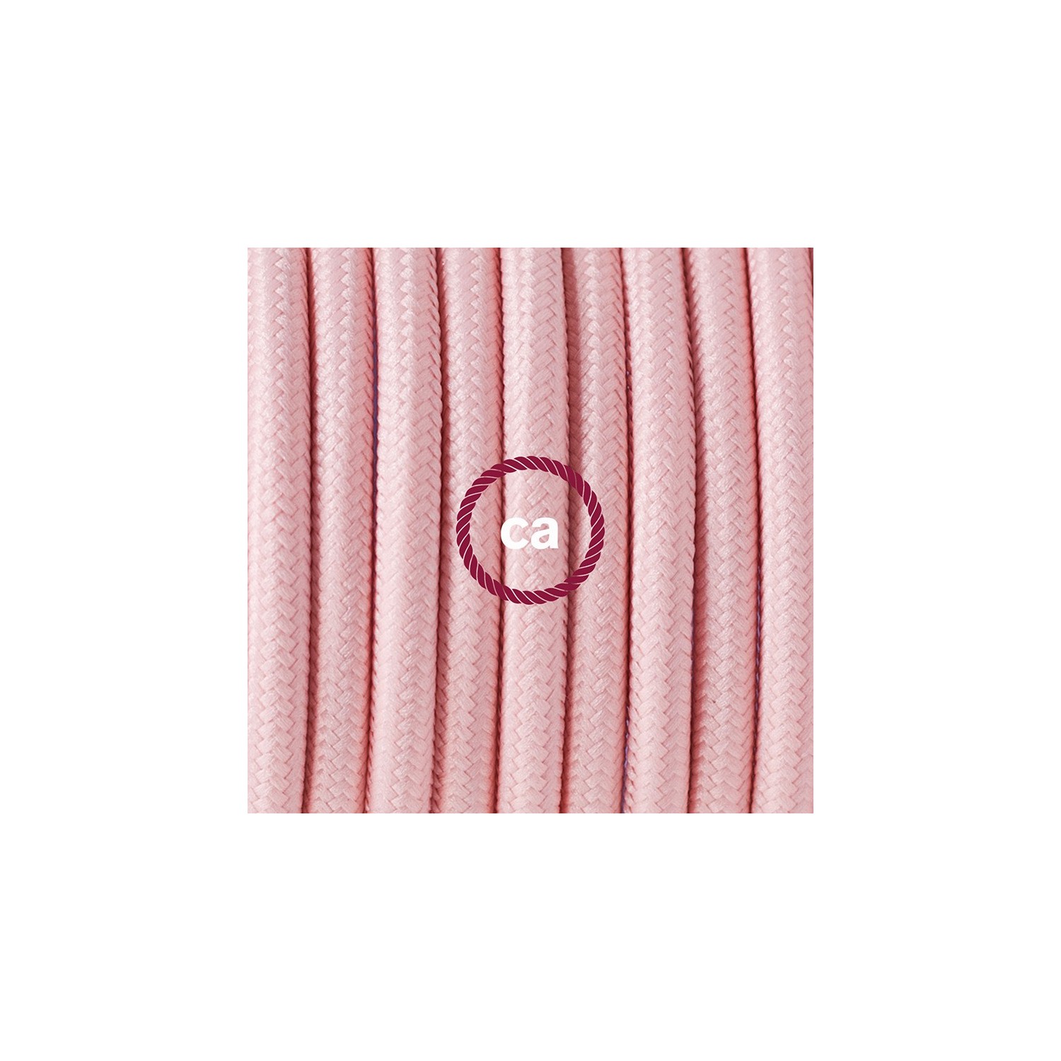Komplet s talnim stikalom, RM16 Baby Pink rejon 3 m. Izberite barvo vtikača in stikala.