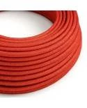 Okrogel lesketajoč električen kabel RL09 - rdeč