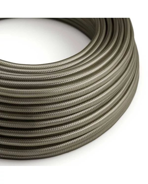 Okrogel električen kabel, temno siv, RM26
