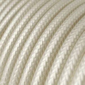 Okrogel tekstilen električen kabel RM00 - slonovina