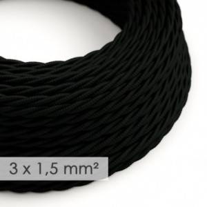 Zavit kabel večjega preseka (3x1,50) - črn TM04
