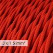 Zavit kabel večjega preseka (3x1,50) - rdeč TM09