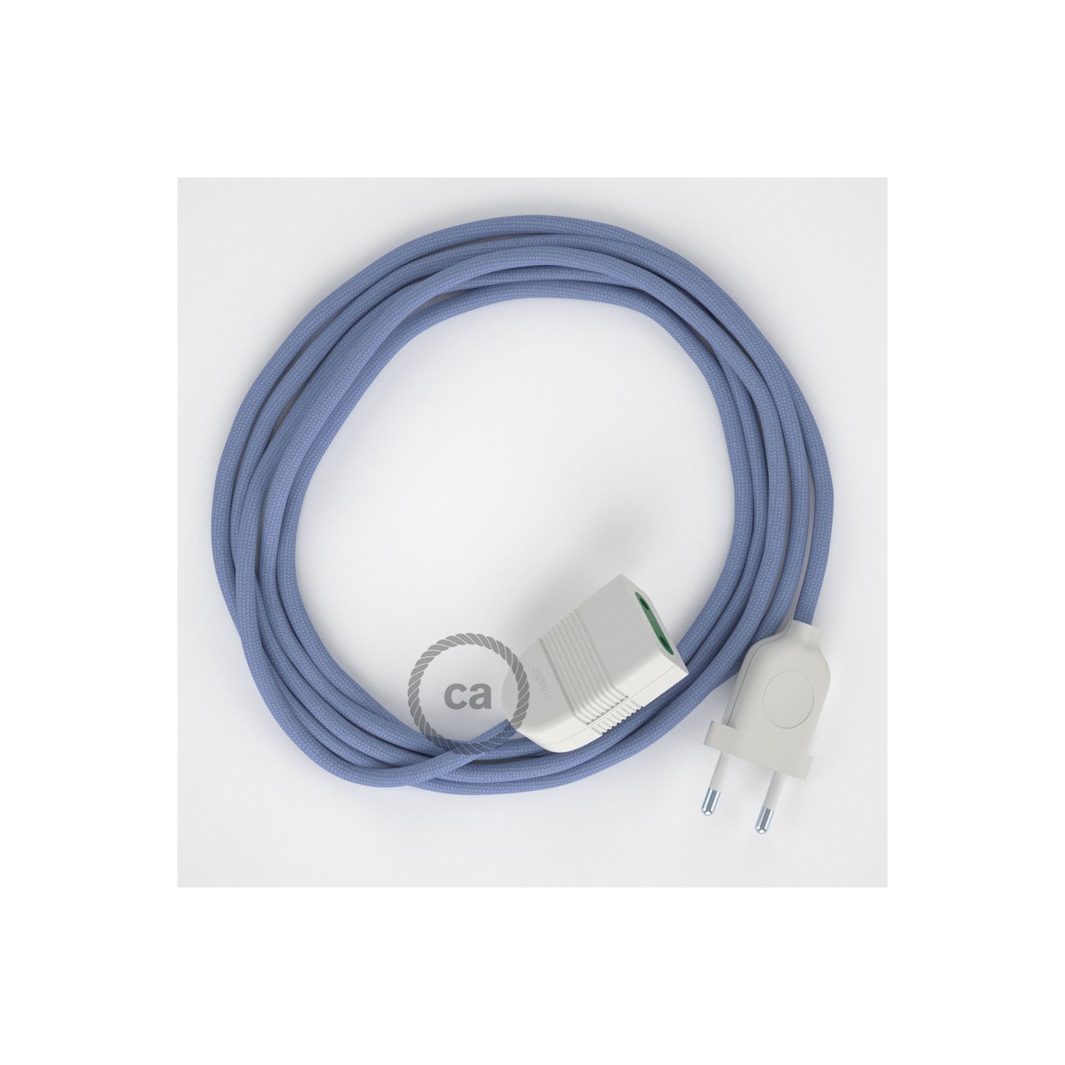 Podaljševalni kabel za napajanje (2P 10A) lila rejon RM07 - Made in Italy