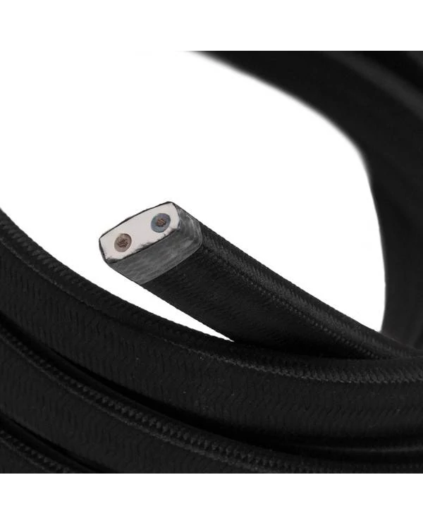 Električni kabel za verigo luči v črni barvi CM04 - UV odporni