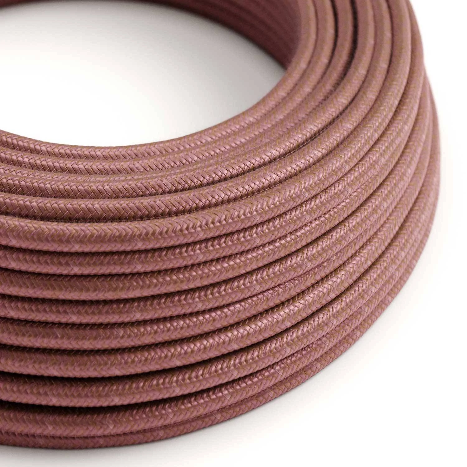 Okrogel tekstilen električen kabel, bombaž - Marsala RX11