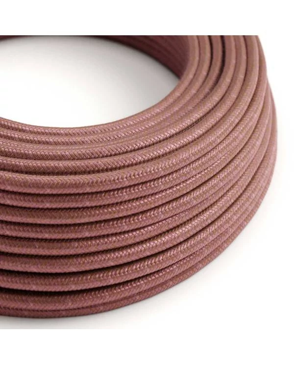 Okrogel tekstilen električen kabel, bombaž - Marsala RX11