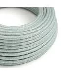 Okrogel tekstilen električen kabel, bombaž - Blue Haze RX12