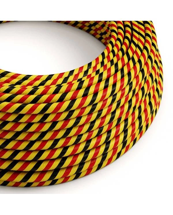 Okrogel električen kabel Vertigo HD prekrit s tekstilom Bruxelles ERM59