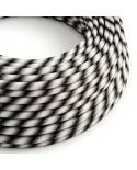 Okrogel električen kabel Vertigo HD prekrit s tekstilom Mr. Grey ERM63