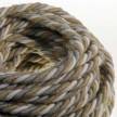 XL električna vrv, električen kabel 3x0,75, prekrit z naravnim lanom, bombažem in juto, Country. Premer 16mm.