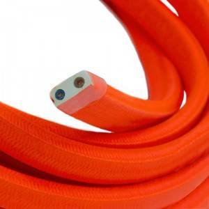 Električni kabel za verigo luči v fluo oranžni barvi CF15