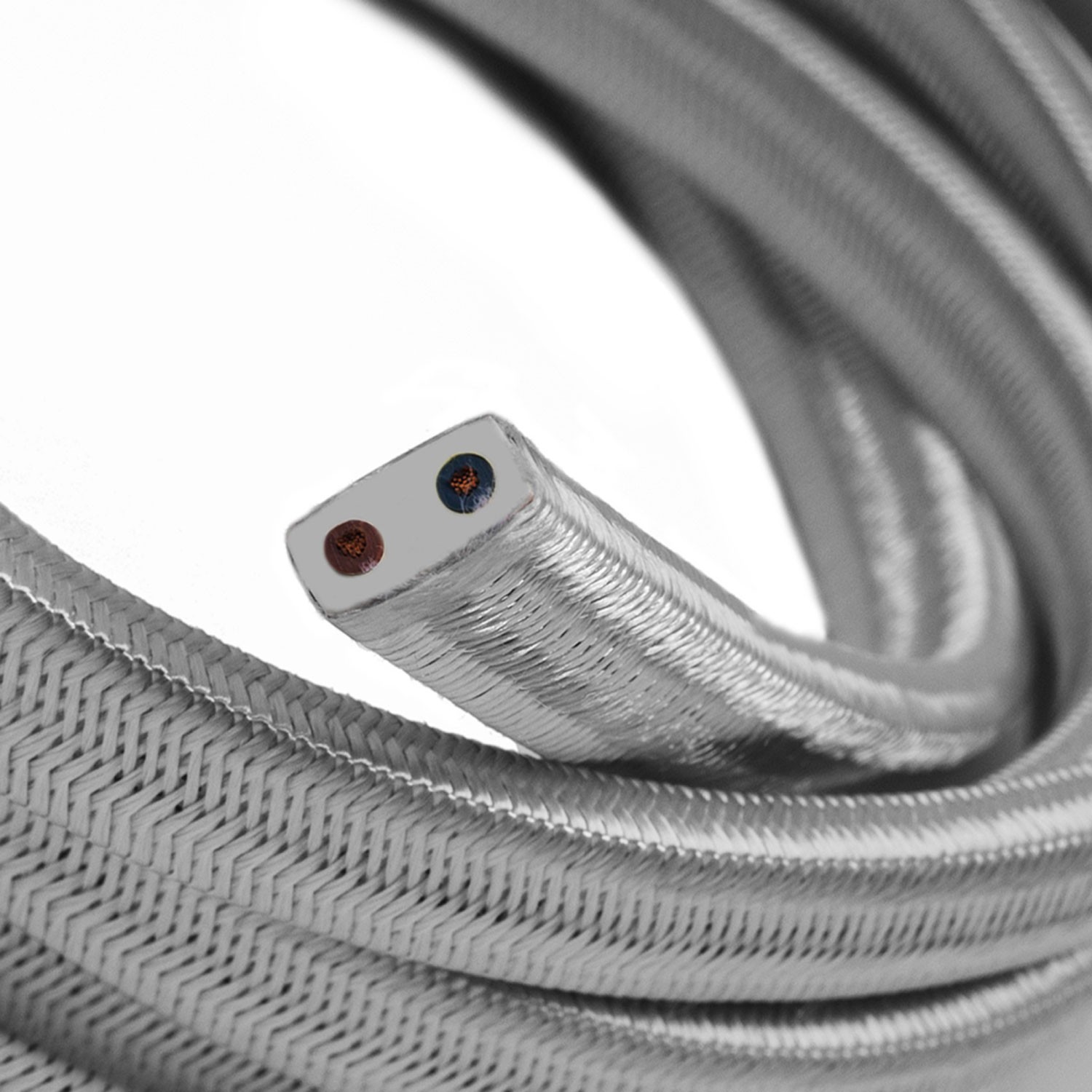 Električni kabel za verigo luči v srebrni barvi CM02