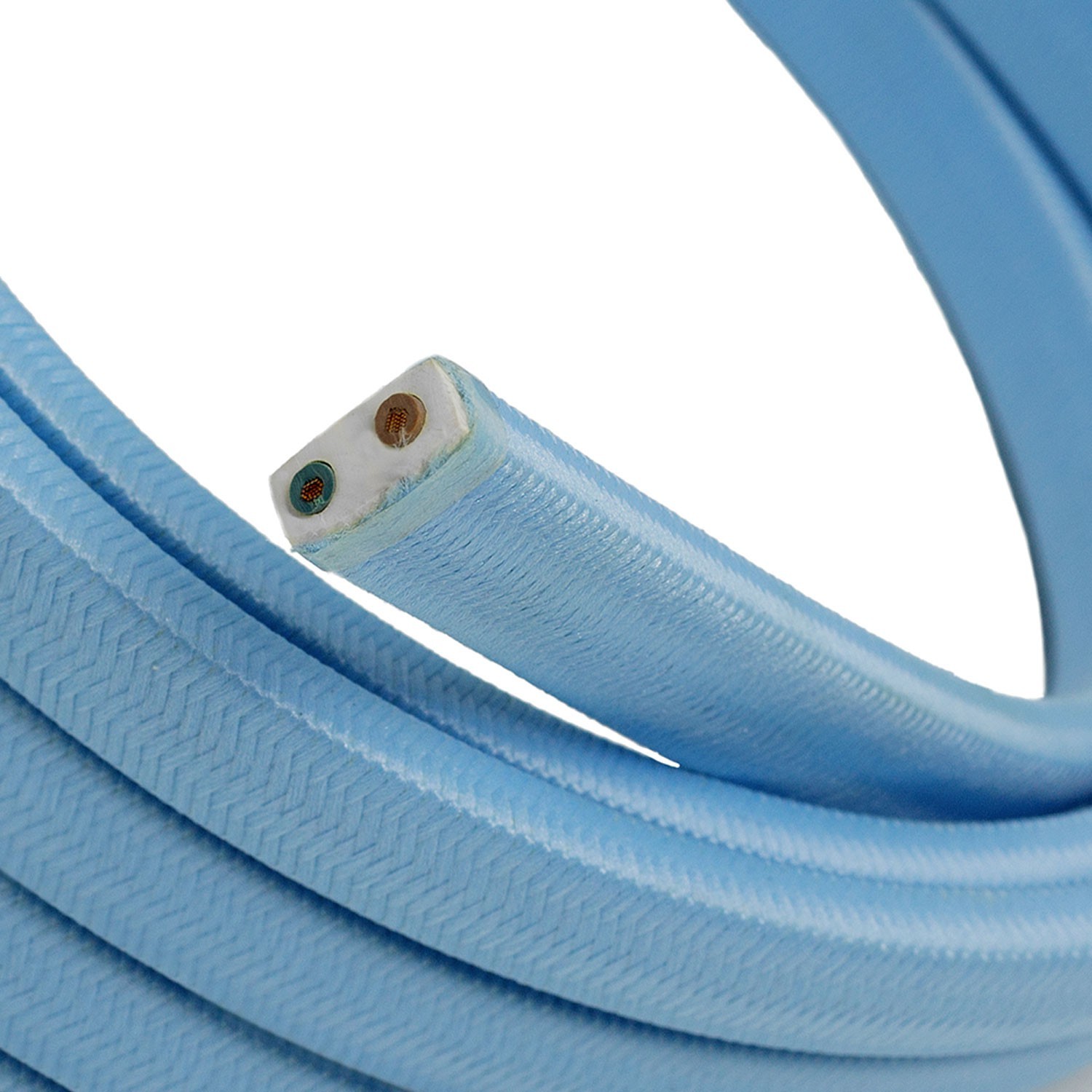 Električni kabel za verigo luči v nebeško modri barvi CM17