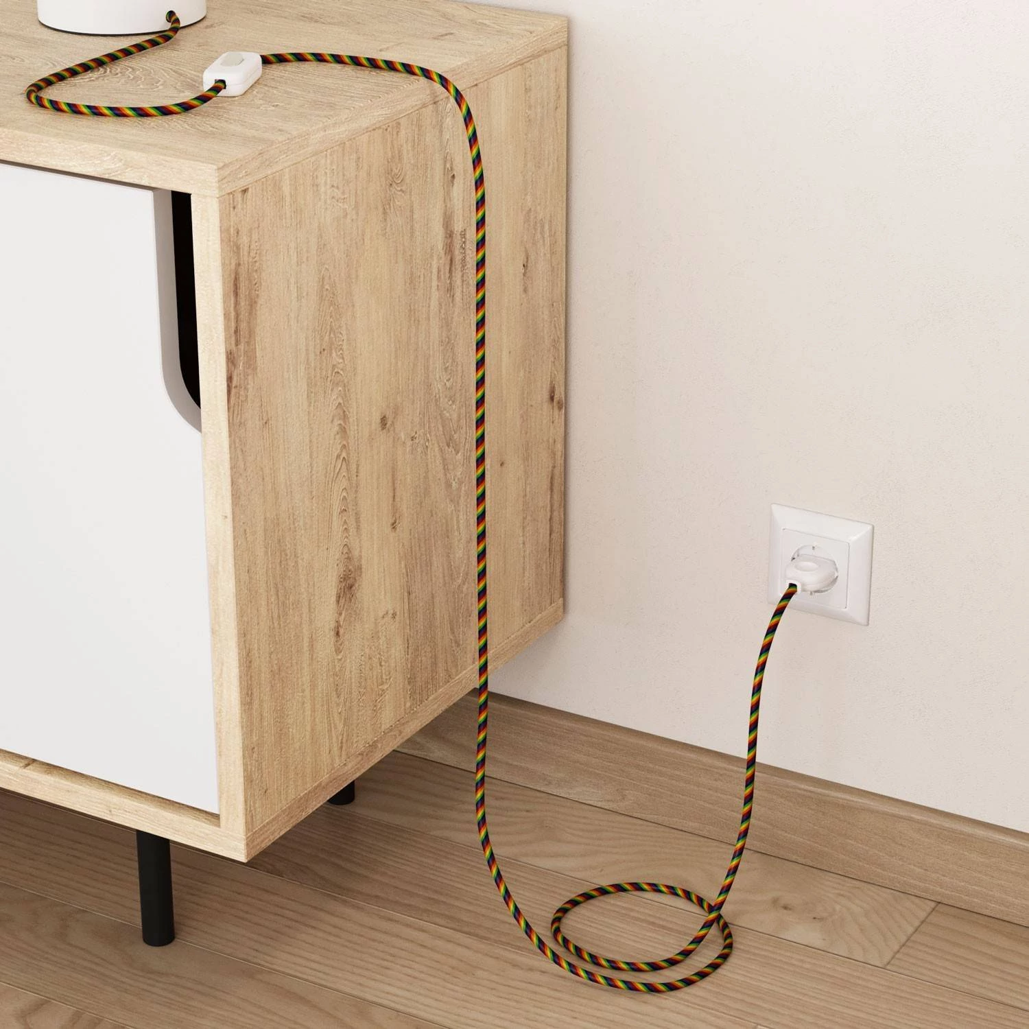 Okrogel električen kabel Vertigo HD Rainbow ERM68