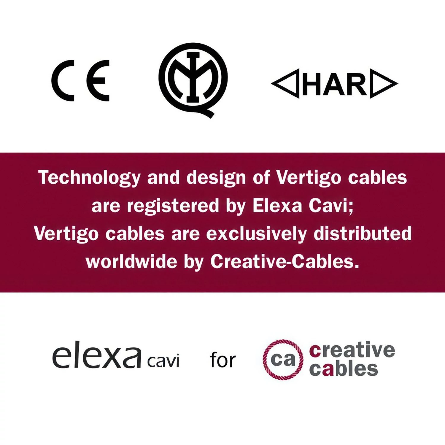 Okrogel električen kabel Vertigo HD Springbok ERM69