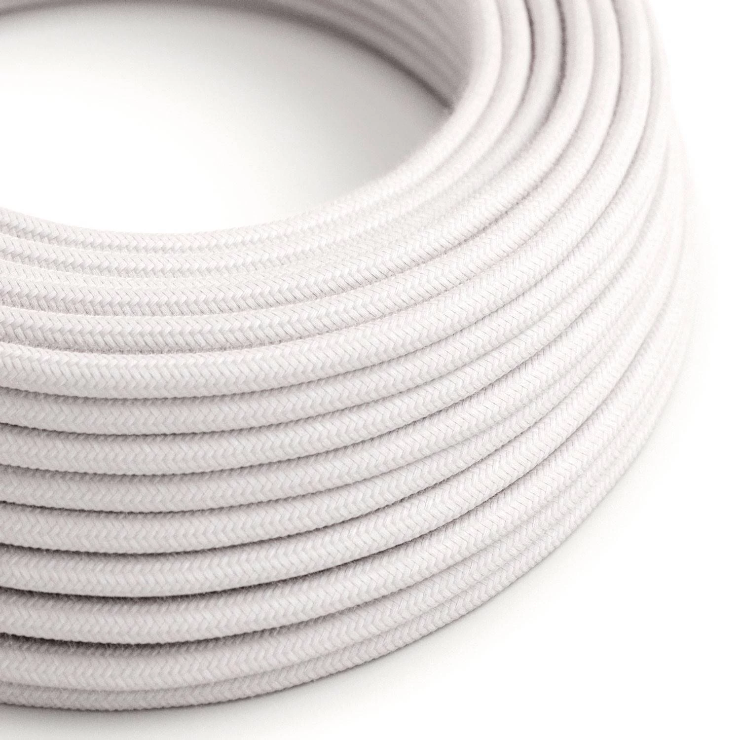 Okrogel električen kabel, bombaž RC16 Pale Pink