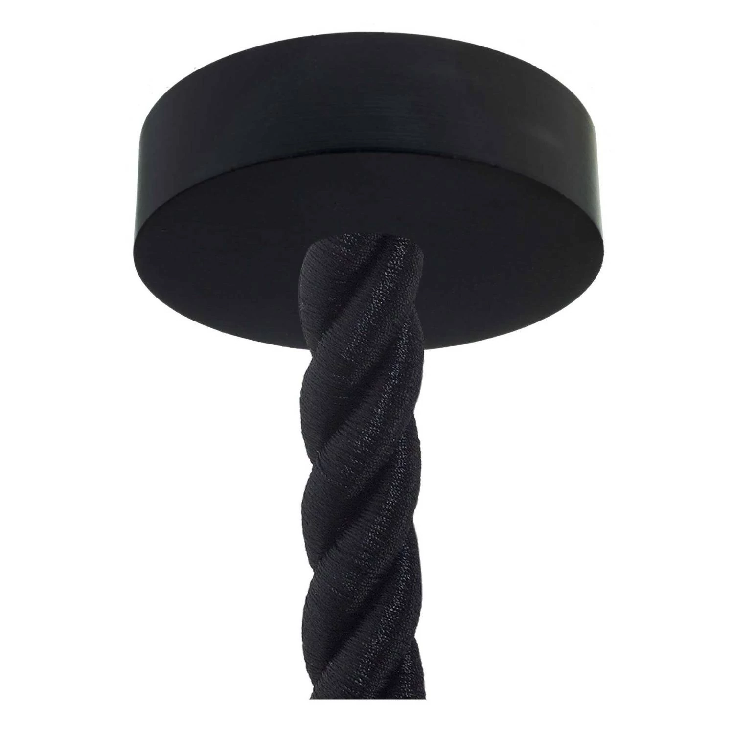 Viseče svetilo z lesenimi elementi in 30mm vrvjo 3XL - Izdelano v Italiji