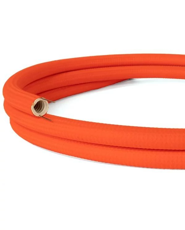 Creative-Tube prilagodljiva cev za kable, fluorescentno oranžne barve RF15, tekstil, premer 20 mm
