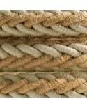 2XL prepleten električni kabel iz jute in lana 2x0,75. Premer 24mm.