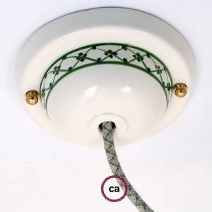 Ceramic Deco-82 Ivy stropna rozeta - komplet