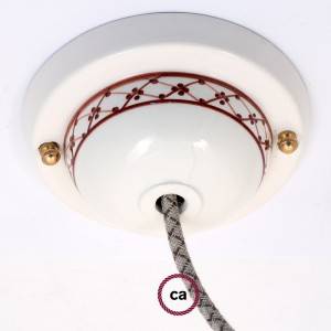 Ceramic Deco-82 Ivy stropna rozeta - komplet