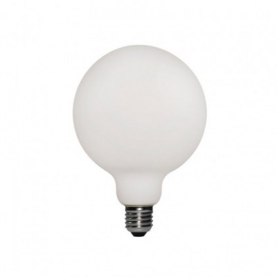 LED porcelanasta žarnica G95 6W E27 Zatemnilna 2700K