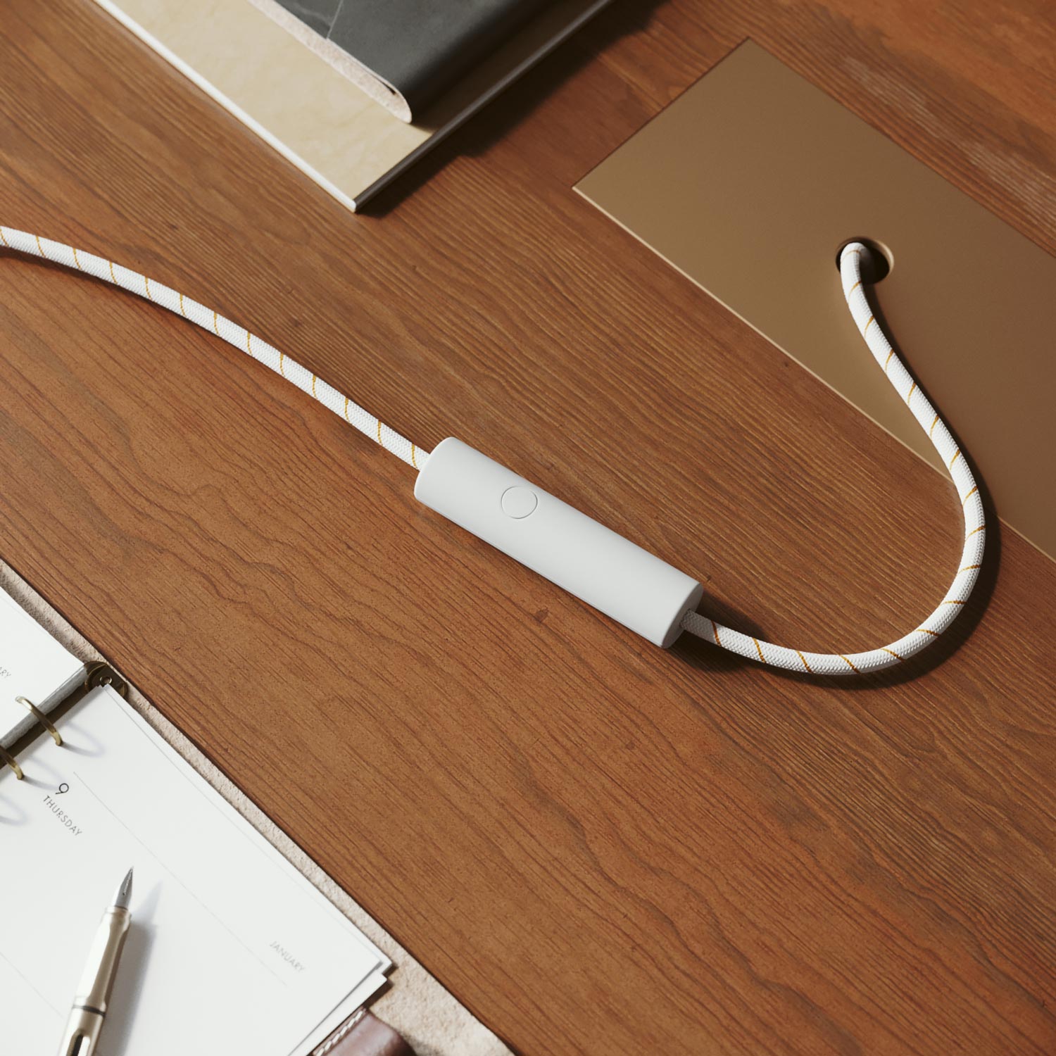 Dimmer universale a pulsante per lampadine incandescenza e led dimmerabili - Bianco