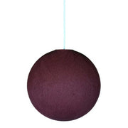 Paralume Sfera in filo 100% fatto a mano - Poliestere Merlot