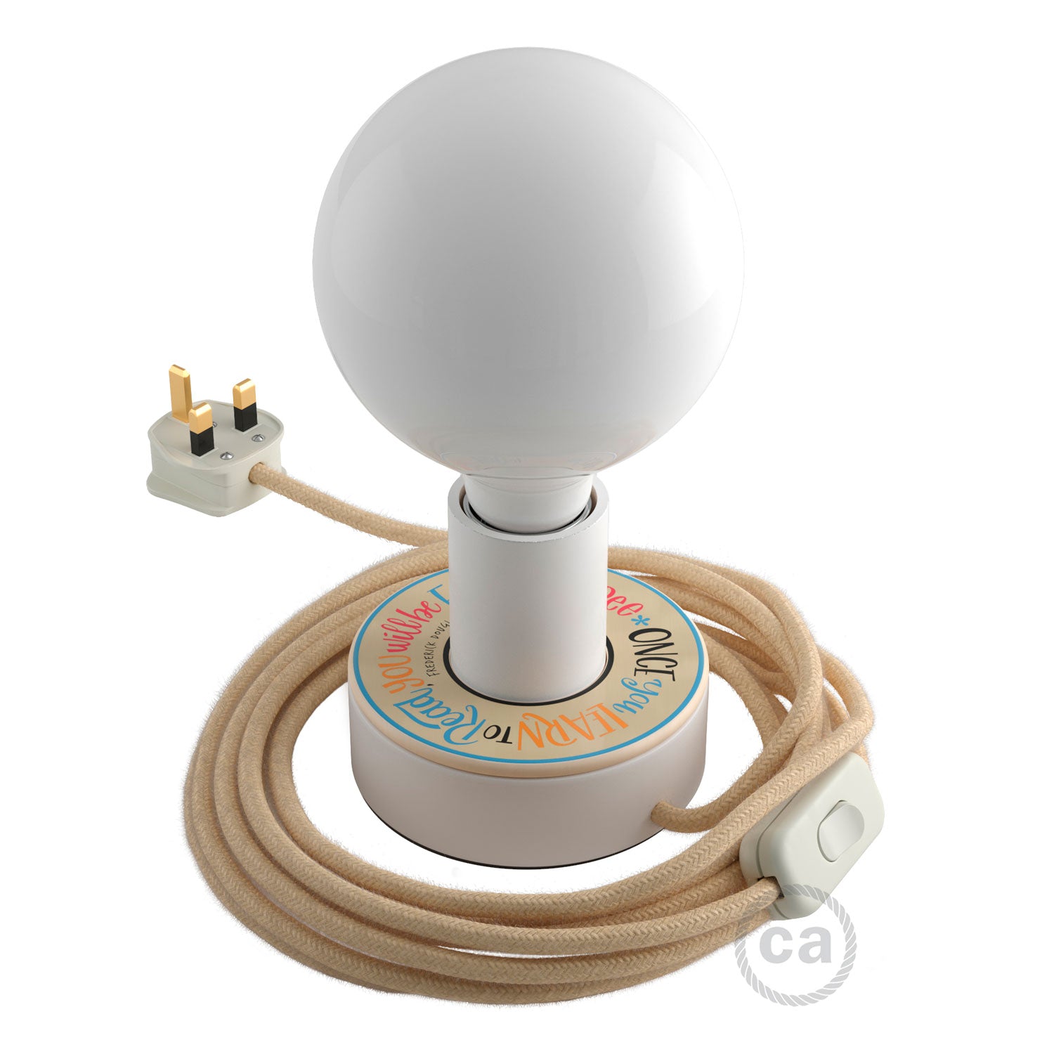 Posaluce MINI-UFO in legno double-face Pemberley Pond e spina UK - DOUGLASS + ALCOTT