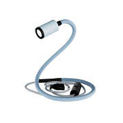 GU1d-one Pastel Lampada snodabile senza base con mini faretto LED - Blu carta da zucchero
