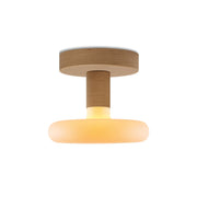 Lampada Fermaluce in legno con lampadina Dash - Neutro