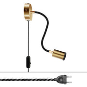 Lampada Spostaluce Flex 30 snodabile con faretto GU1d0 - Bronzo satinato