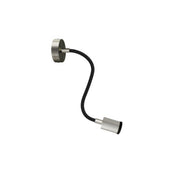 Lampada Mini faretto SPOTLIGHT GU1d0 Flex 30 da parete e soffitto - Titanio satinato