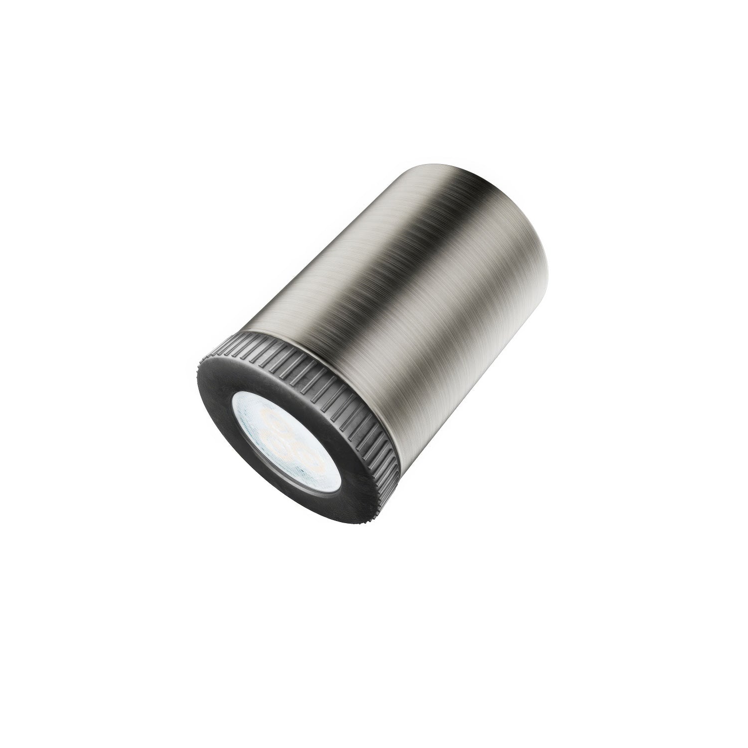 Lampada Mini faretto SPOTLIGHT GU1d0 Flex 30 da parete e soffitto - Titanio satinato